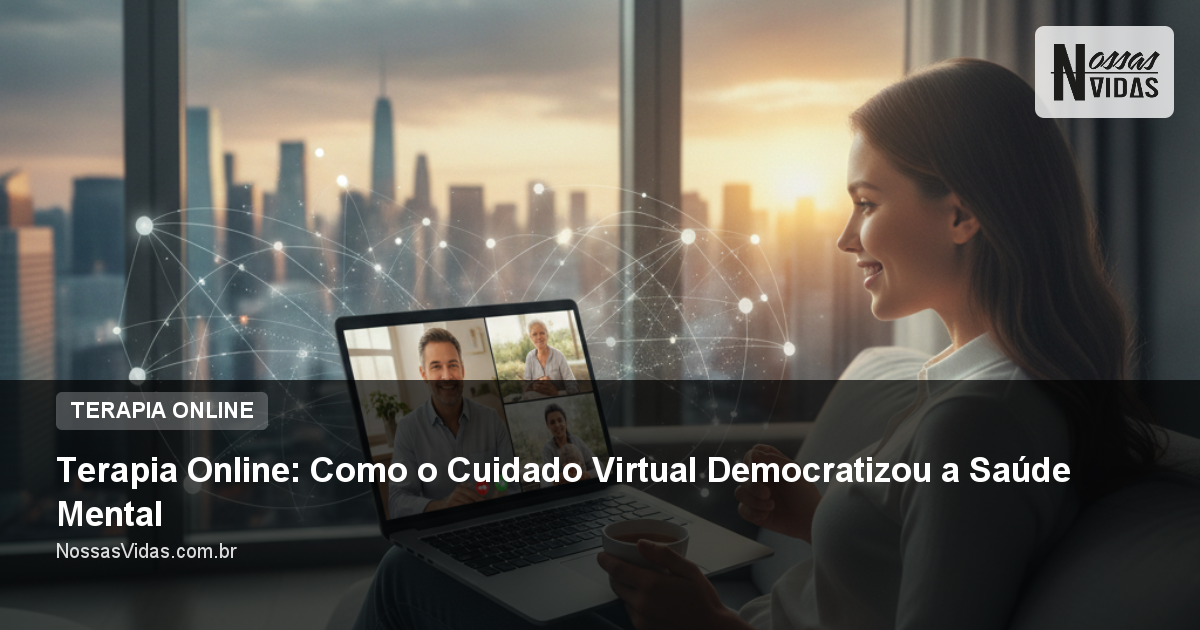Terapia Online: Como o Cuidado Virtual Democratizou a Saúde Mental
