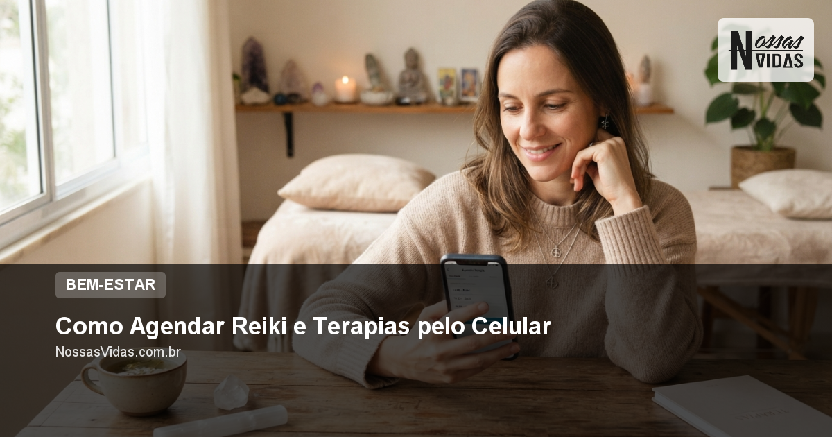Como Agendar Reiki e Terapias pelo Celular