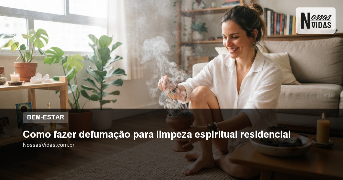 Como fazer defumação para limpeza espiritual residencial