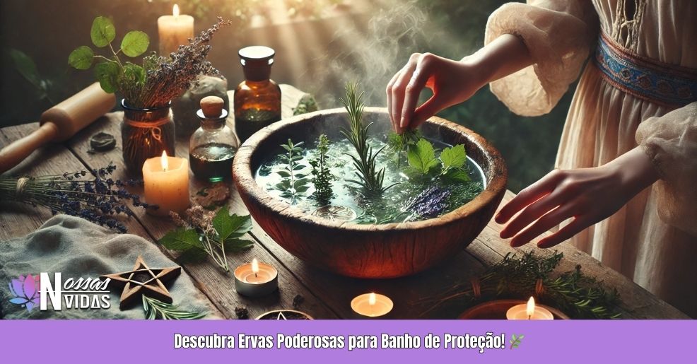 🌱 Limpeza Espiritual: O Poder dos Banhos de Ervas
