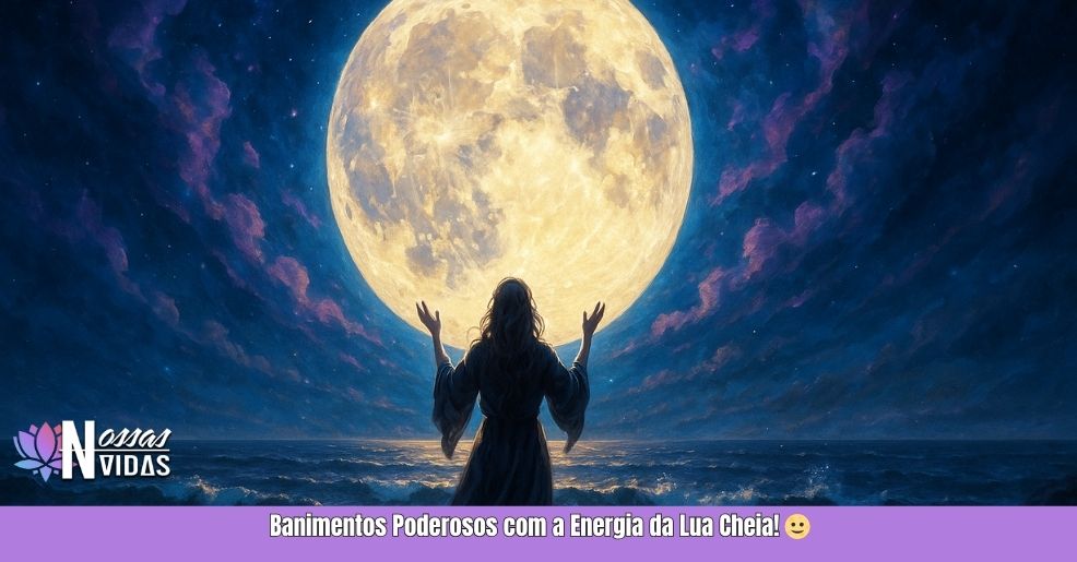Banimentos Poderosos com a Energia da Lua Cheia! 🌝