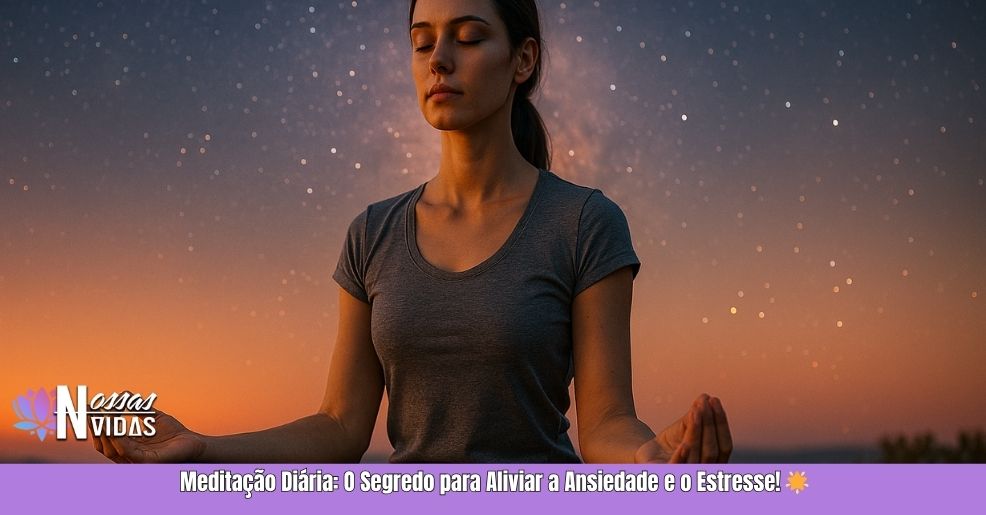 Meditação Diária: O Segredo para Aliviar a Ansiedade e o Estresse! 🌟