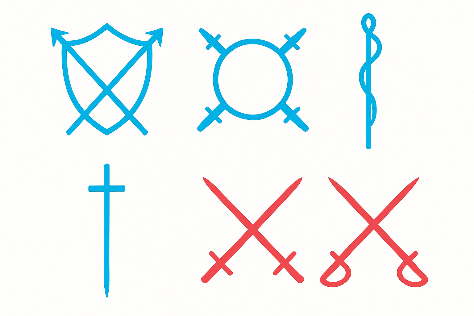 Pontos e Símbolos do Orixá Ogum