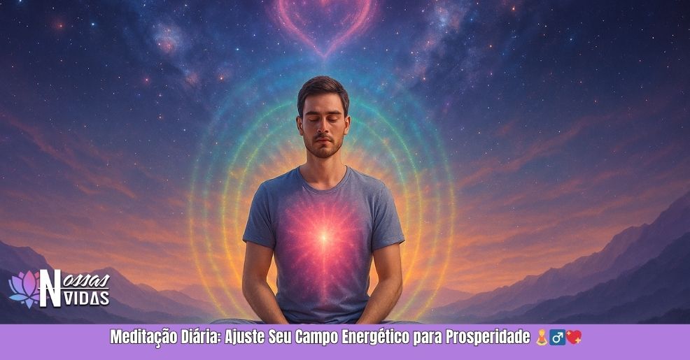 Meditação Diária: Ajuste Seu Campo Energético para Prosperidade 🧘‍♂️💖